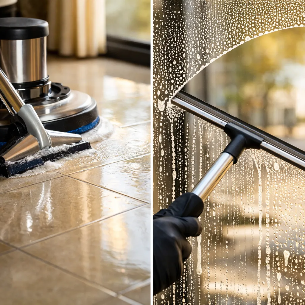 Entretien des sols et vitres à Valenciennes - EC CLEAN